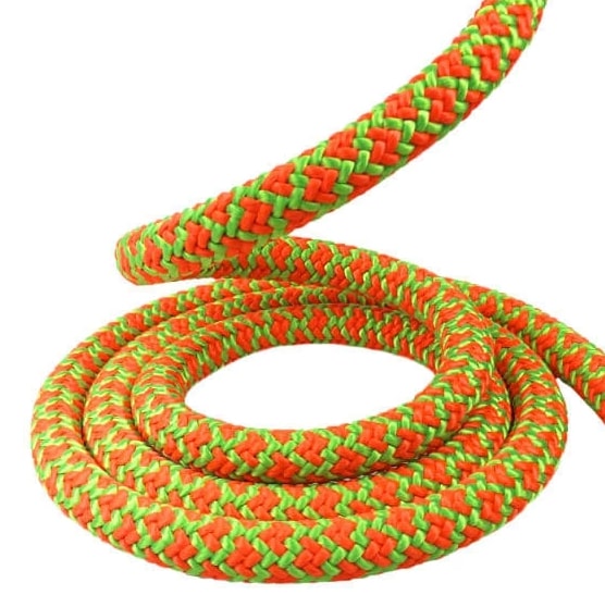 Kletterseil Atrax 11.6mm, grün-orange, 4m, 2 Spleiss