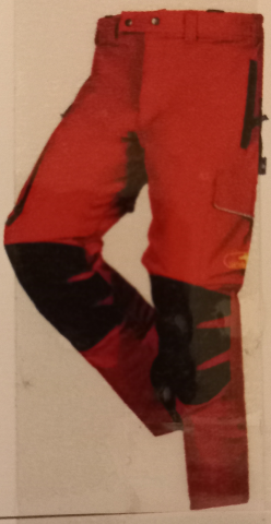 Schnittschutzhose Arborist, rot/schwarz, Regular, Gr. M