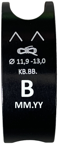 Klemmbacke BlackBird B, 11.9mm - 13mm