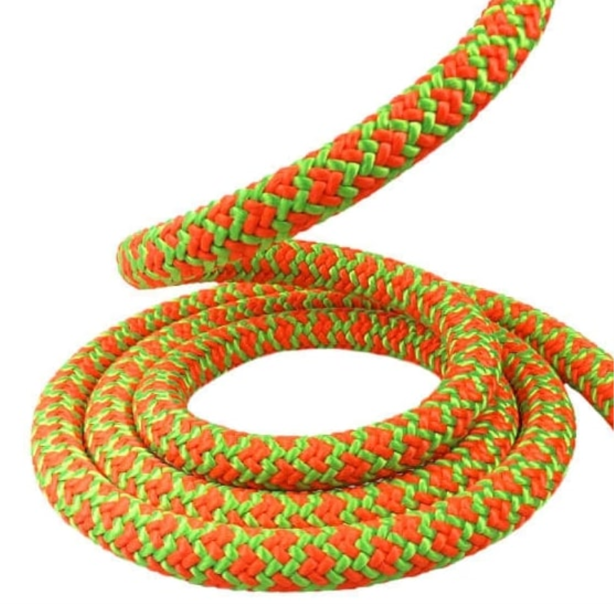 Kletterseil Atrax 11.6mm, gr&amp;#252;n-orange, 4m, 1 Spleiss