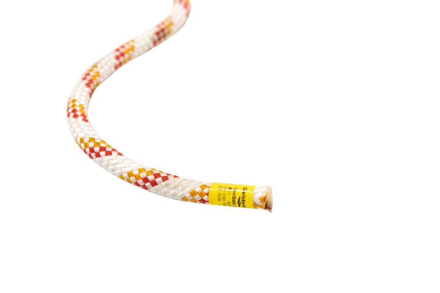 Statikseil GeoStatic 11mm weiss-orange-rot, Meterware