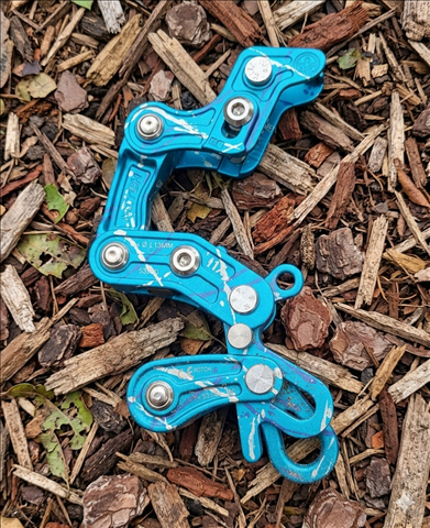 Abseilger&amp;#228;t Rope Runner Pro, blau