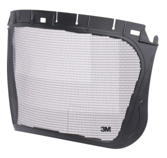 Gesichtschutz Visier Serie 5, Netz, geätzter Edelstahl, schwarz, 5J-1