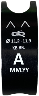 Klemmbacke BlackBird A, 11.2mm - 11.9mm