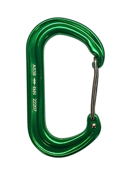 Materialkarabiner XSRE Wire grün