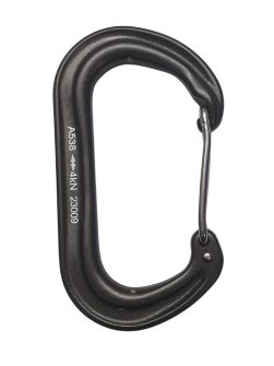 Materialkarabiner XSRE Wire matt grau