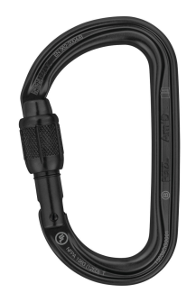 Karabiner AM'D SCREW-LOCK schwarz