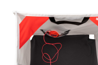 Falteimer schwarz-weiss