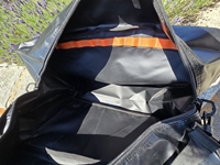 Materialtasche schwarz-orange Murer