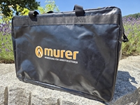 Materialtasche schwarz-orange Murer