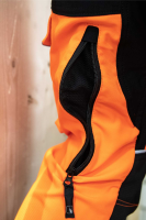 Schnittschutzhose SAMOURAI HV, orange/schwarz, M, regular