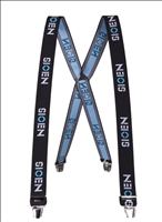 Hosentr&amp;#228;ger Stockton mit Clips blau/schwarz