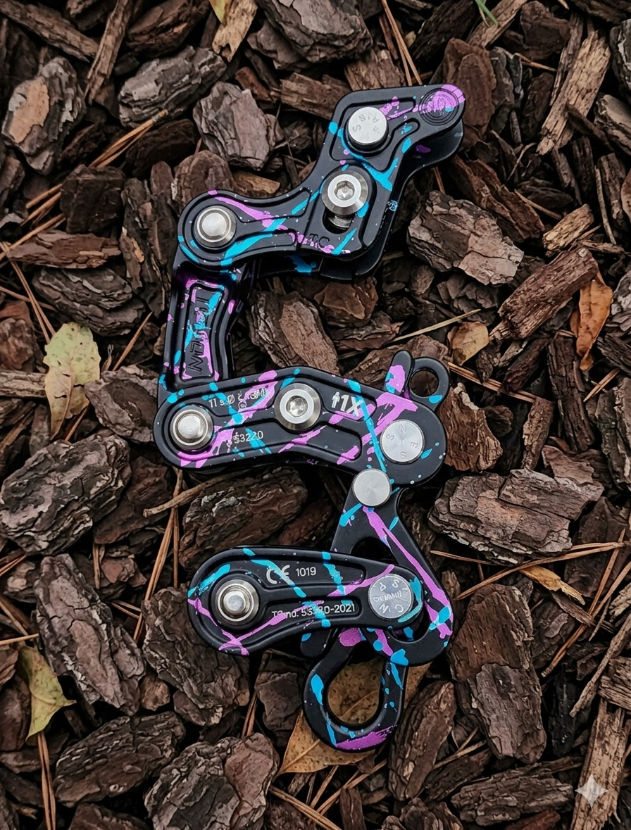 Abseilgerät Rope Runner Pro, schwarz