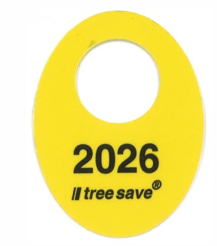 Jahreskennscheibe TreeSave 2026