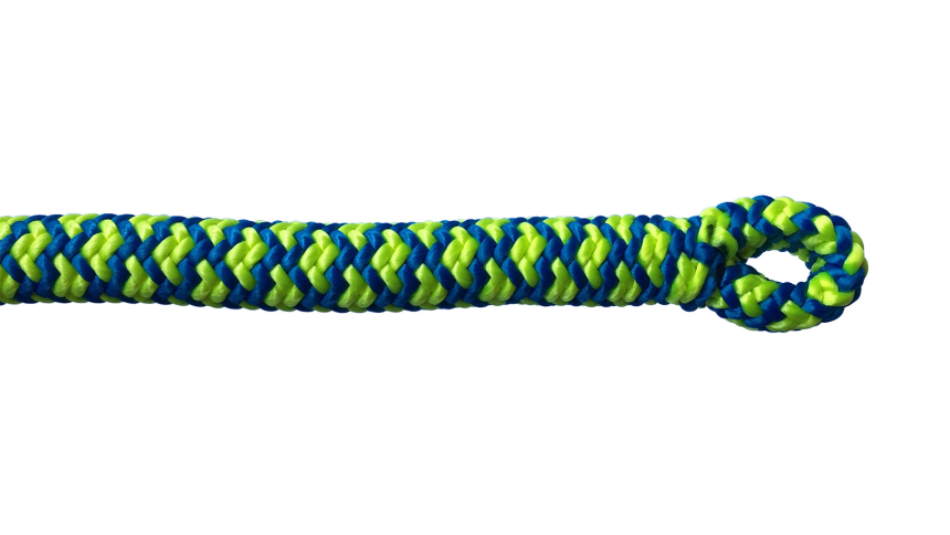 Kletterseil Atrax 11.6mm, gelb-blau, 40m, 2 Spleiss