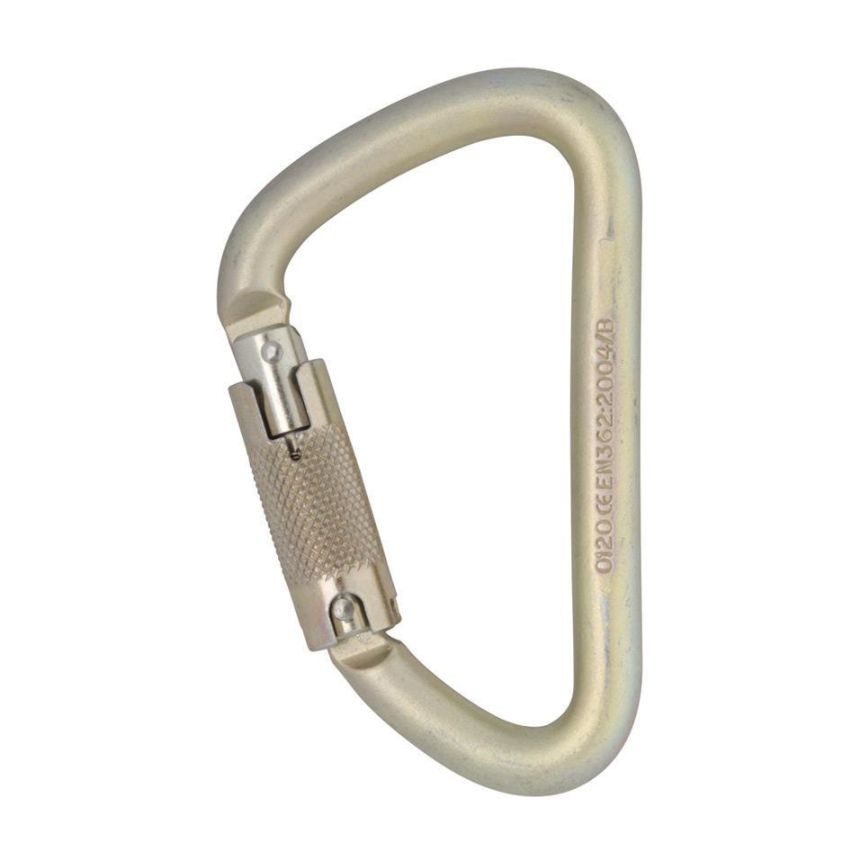 Karabiner Klettersteig Steel Locksafe