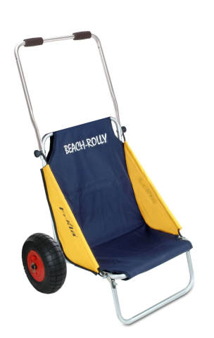 Beach-Rolly Transportkarre blau-gelb 