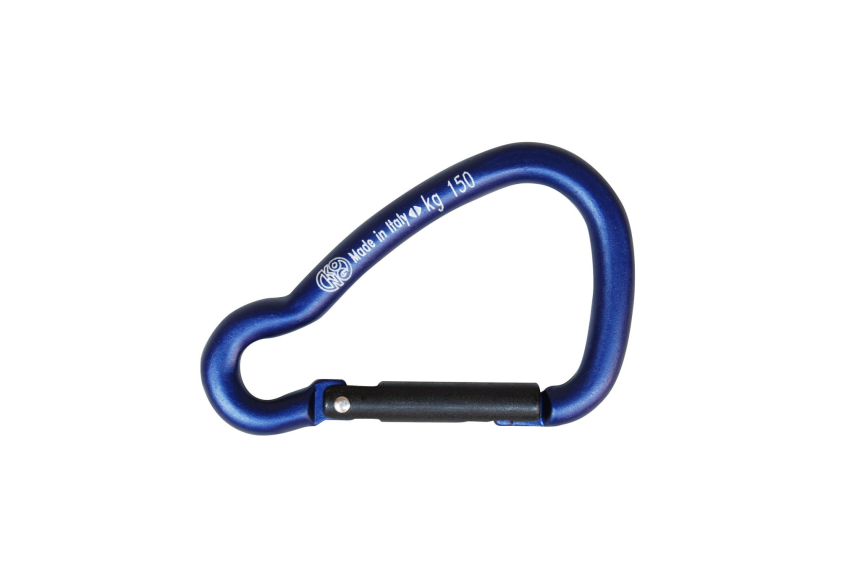 Materialkarabiner Harness M blau