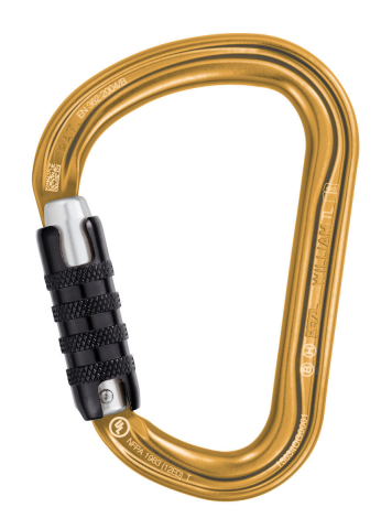 Karabiner WILLIAM TRIACT-LOCK gold 