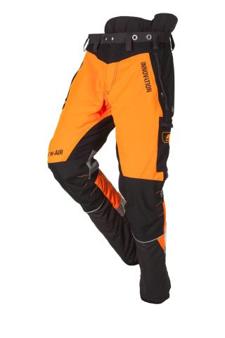 Schnittschutzhose Forest W-AIR, grau/orange, Lang, Gr. L