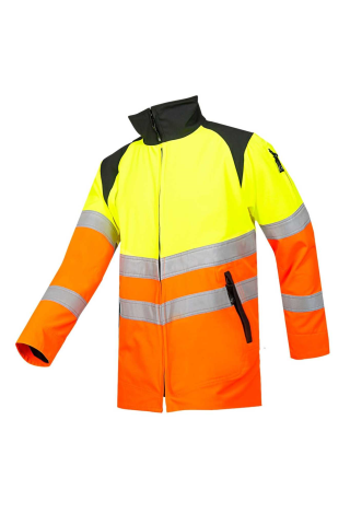 Arbeitsjacke HV, orange/gelb, Gr. S 