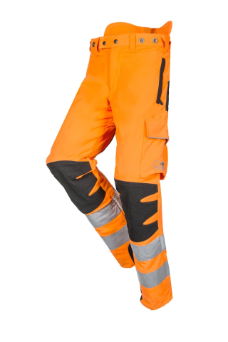 Schnittschutzhose Arborist HV, orange/schwarz, Regular, Gr. S