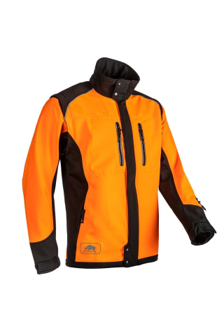 Softshelljacke Fuyu, orange/schwarz, Gr. 2XL 