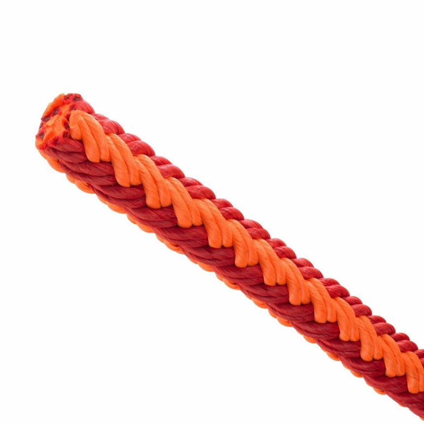 Arbeitsseil T-Rex 11.1mm 7/16 orange-rot 34kN Meterware 