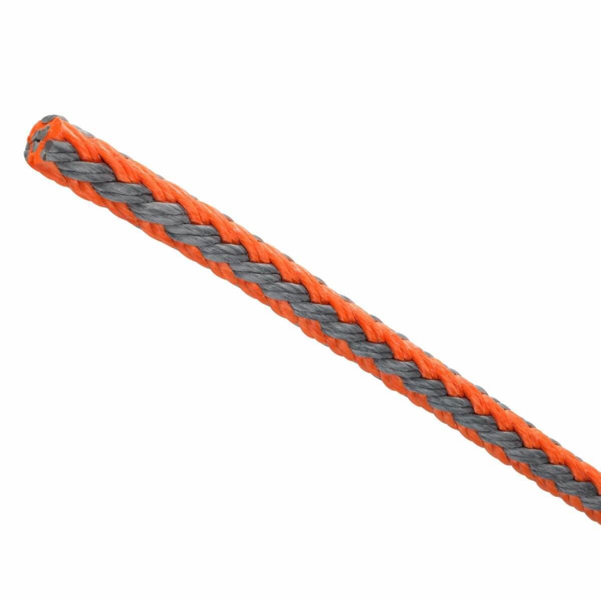 Arbeitsseil T-Rex 9.5mm 3/8 orange-grau 26kN Meterware 