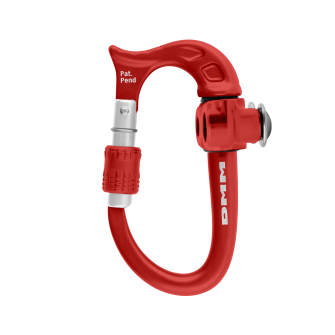 Materialkarabiner MICRO VAULT Red