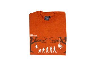 T-shirt Arb-evolution orange, Gr. M 