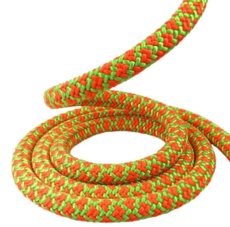Kletterseil Atrax 11.6mm, gr&#252;n-orange, 4m, 1 Spleiss