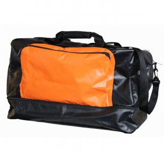 Materialtasche schwarz-orange