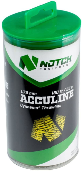 Wurfschnur ACCULINE 1.75mm 180' 55m gelb 