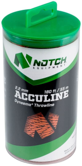 Wurfschnur ACCULINE 2.2mm 180' 55m orange 