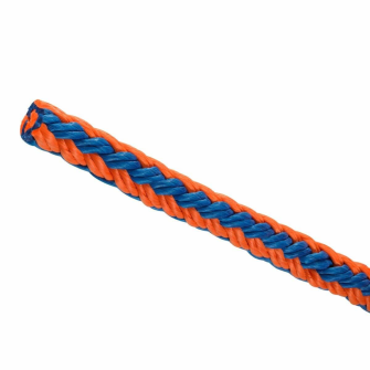 Arbeitsseil T-Rex 22.2mm 7/8 orange-blau 128kN Meterware 