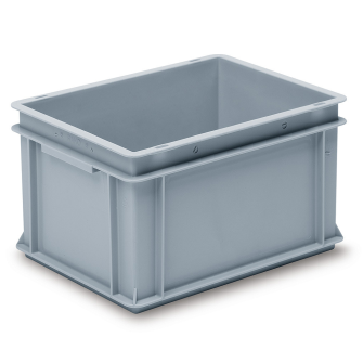 Kiste RAKO grau Wände und Boden geschlossen 20L 400 x 300 x 220 mm