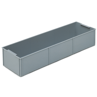 Einsatzbehälter längs zu RAKO 1/2 grau 555 x 177 x 99 mm