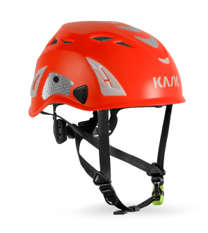 Kletterhelm SUPERPLASMA PL HI VIZ rot