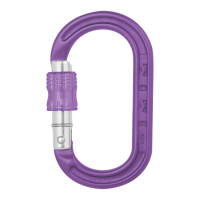 Materialkarabiner XSRE Lock violett 