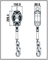 H&amp;#246;hensicherungsger&amp;#228;t HSG HELIXON  - S 7m