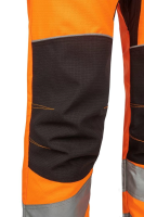 Schnittschutzhose SAMOURAI HV, orange/schwarz, M, tall
