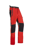 Schnittschutzhose Innovation, rot/grau, Gr. L 