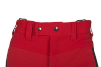 Schnittschutzhose Samourai, rot/neongelb/schwarz, Lang, Gr. L 