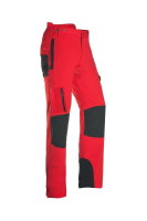 Kletterhose Progress, rot/schwarz, Gr. L