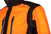 Softshelljacke Fuyu, orange/schwarz, Gr. L