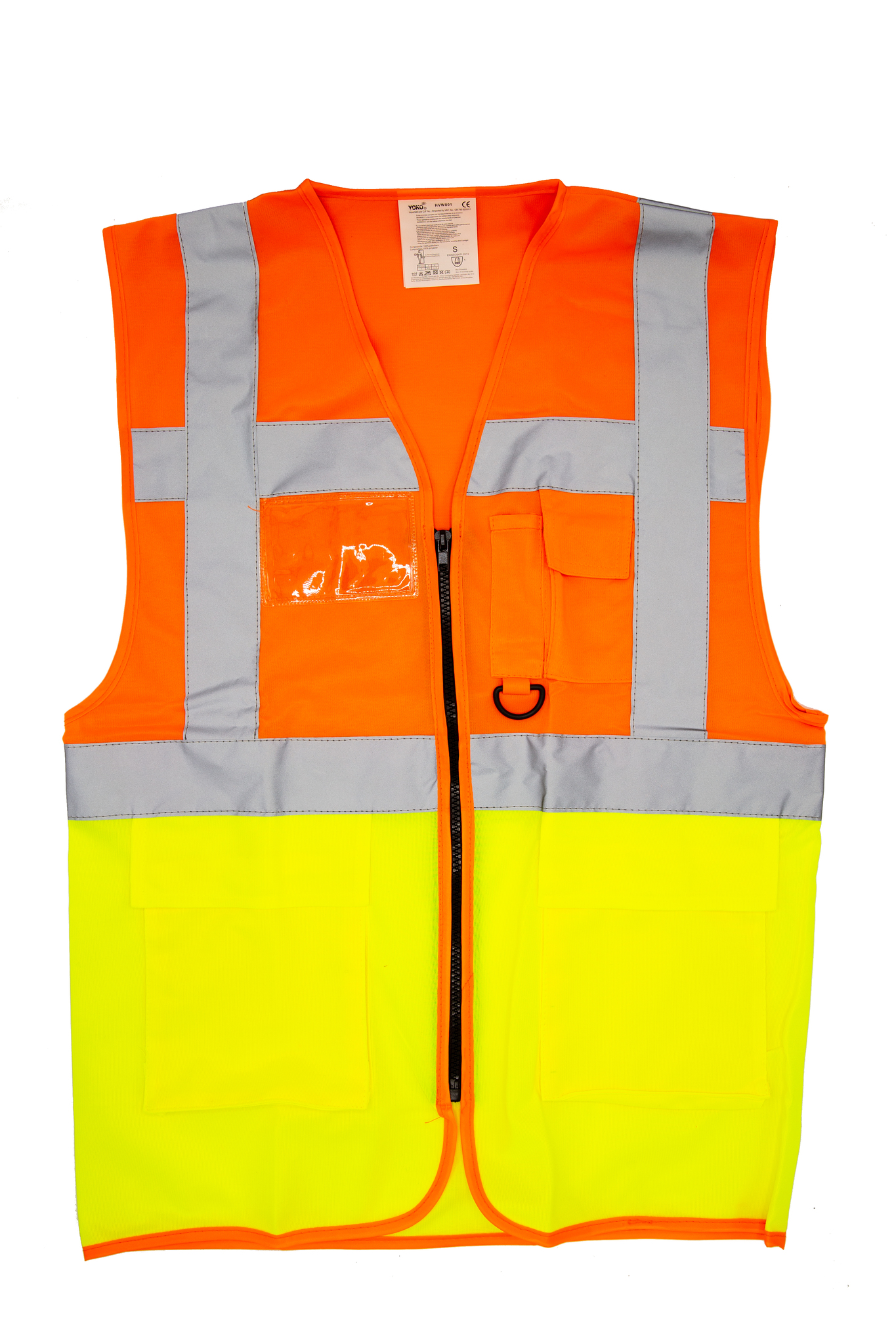 Warnweste orange-gelb Gr. 2XL, EN 20471/2